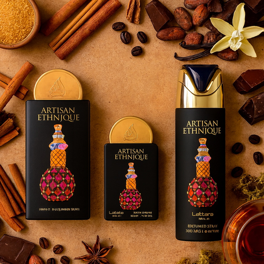 Coffret Cadeau Artisan Ethnique Eau de Parfum 3 Pièces – Lattafa Pride