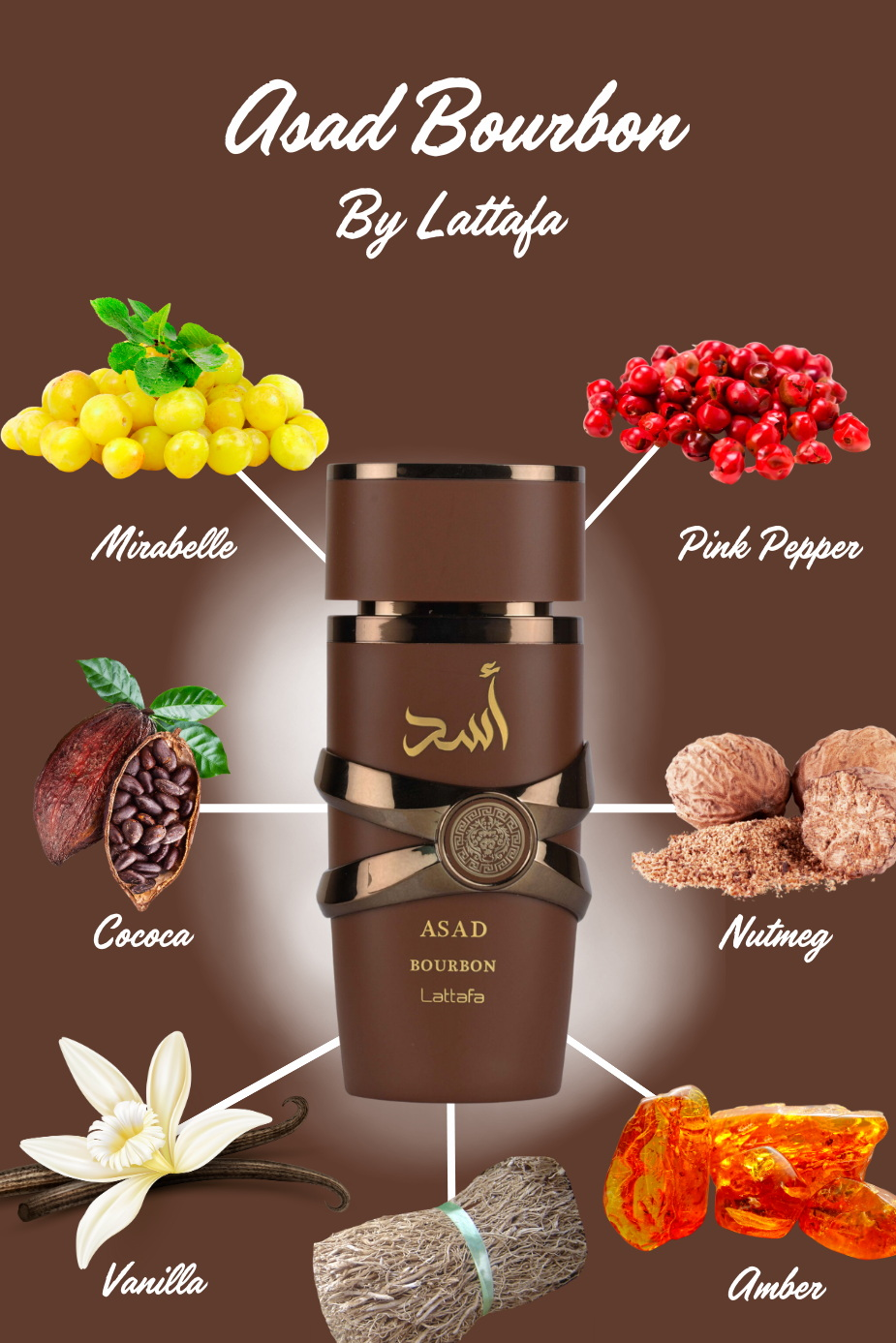 Asad Bourbon Eau de Parfum 100ML