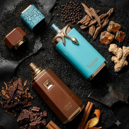 Coffret Dusk Till Dawn Liquid Brun + Vulcan Feu  - Eau de parfum 100ml