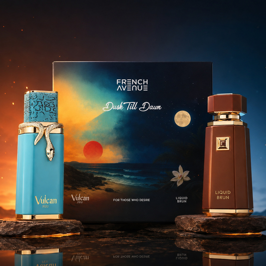 Coffret Dusk Till Dawn Liquid Brun + Vulcan Feu  - Eau de parfum 100ml