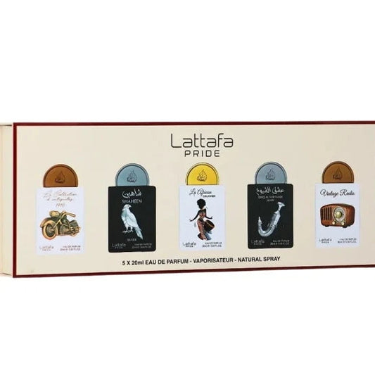 🎁 Coffret Lattafa Pride Collection 05 – Eau de Parfum 5 × 20 ml