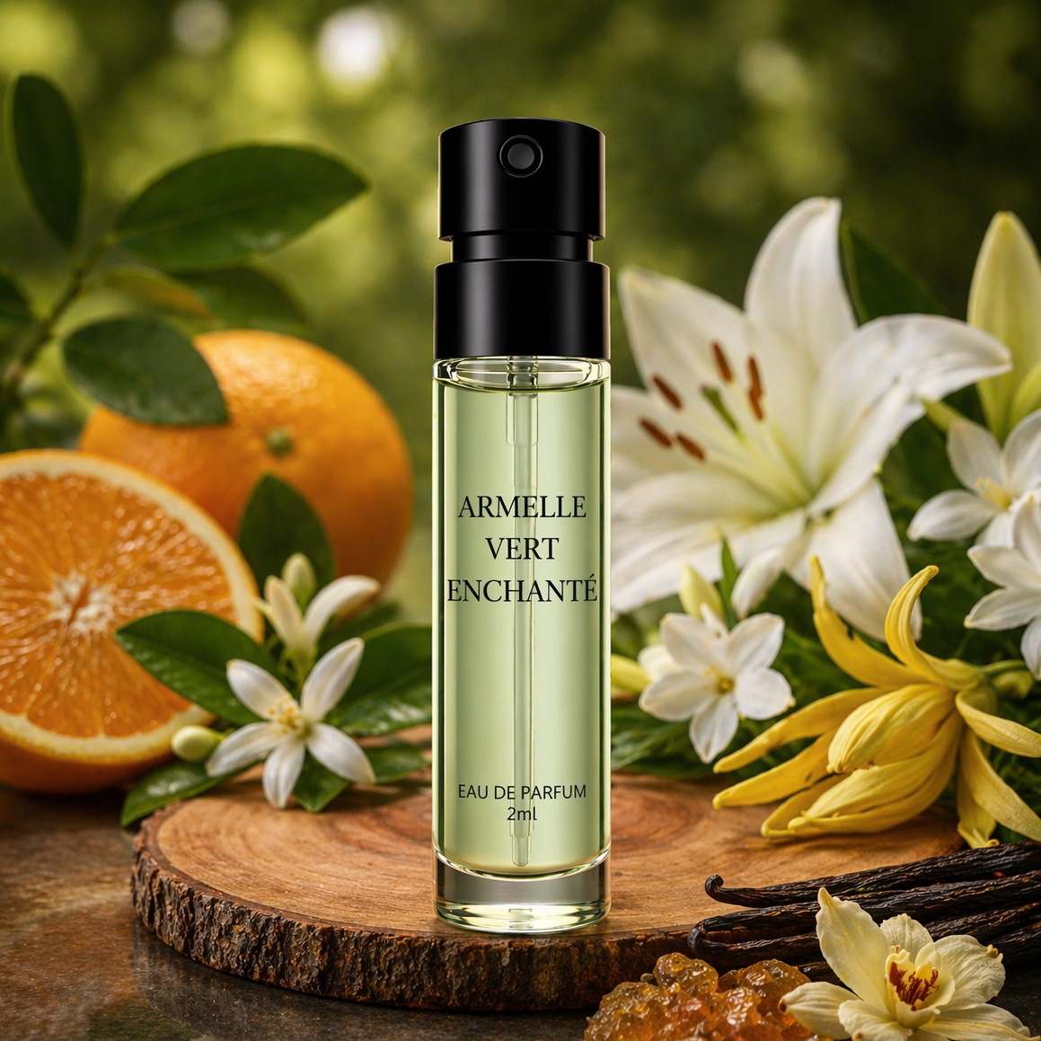 Échantillon Armelle Vert Énchanté