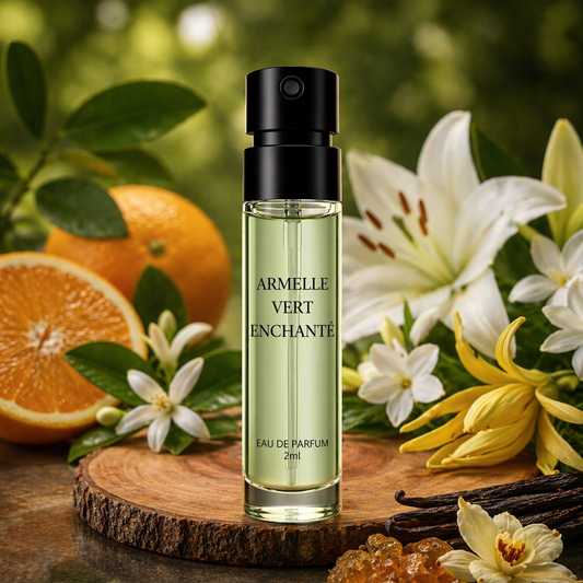 Échantillon Armelle Vert Énchanté