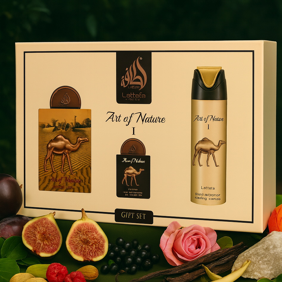 Coffret Cadeau Art of Nature I – Lattafa Pride | Eau de Parfum 3 Pièces