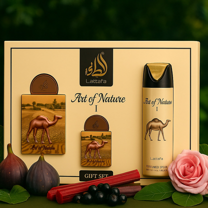 Coffret Cadeau Art of Nature I – Lattafa Pride | Eau de Parfum 3 Pièces