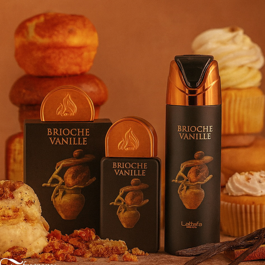 Coffret Cadeau Brioche Vanille Eau de Parfum 3 Pièces – Lattafa Pride