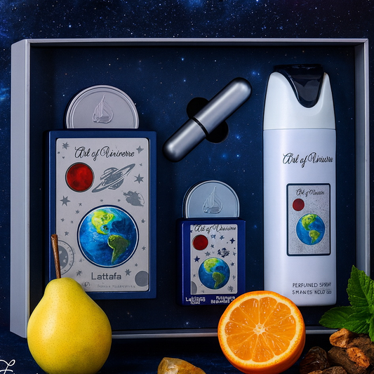 Coffret Cadeau Art of Universe Eau de Parfum 3 Pièces – Lattafa Pride