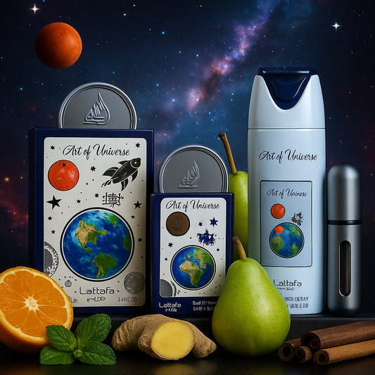 Coffret Cadeau Art of Universe Eau de Parfum 3 Pièces – Lattafa Pride