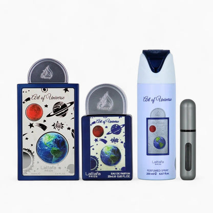 Coffret Cadeau Art of Universe Eau de Parfum 3 Pièces – Lattafa Pride