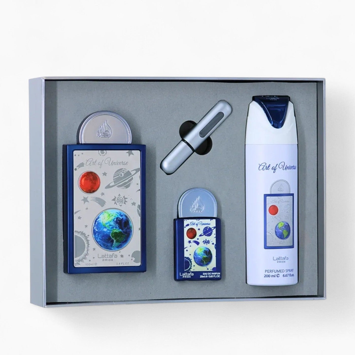Coffret Cadeau Art of Universe Eau de Parfum 3 Pièces – Lattafa Pride