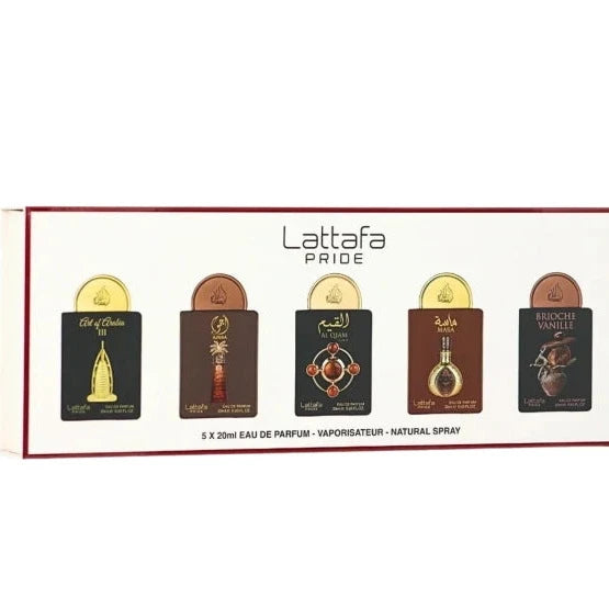 🎁 Coffret Lattafa Pride Collection N°4 – Eau de Parfum 5 × 20 ml