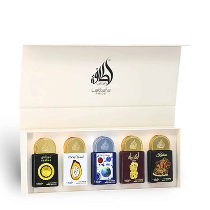 🎁 Coffret Lattafa Pride Collection N°3 – Eau de Parfum 5 × 20 ml