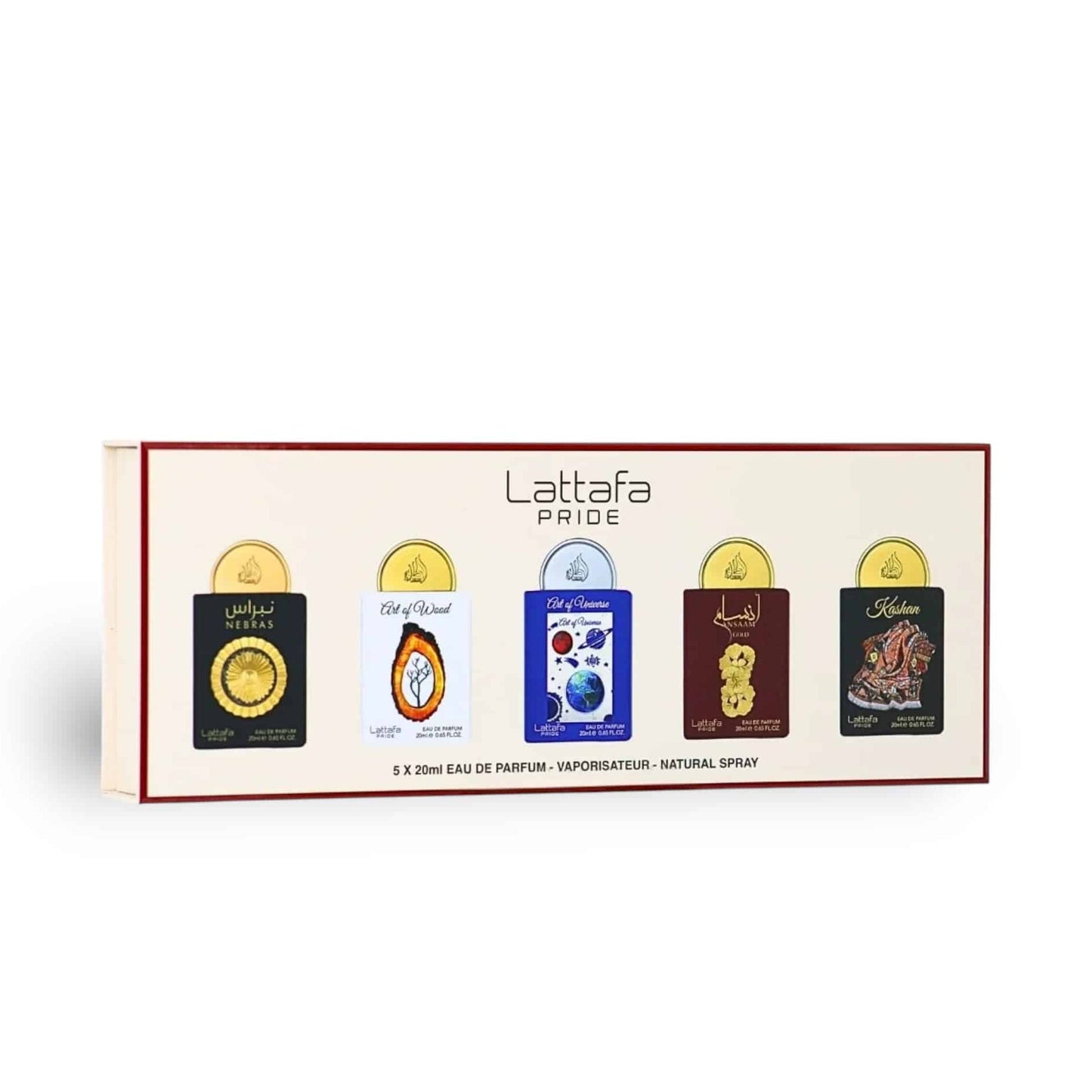 🎁 Coffret Lattafa Pride Collection N°3 – Eau de Parfum 5 × 20 ml