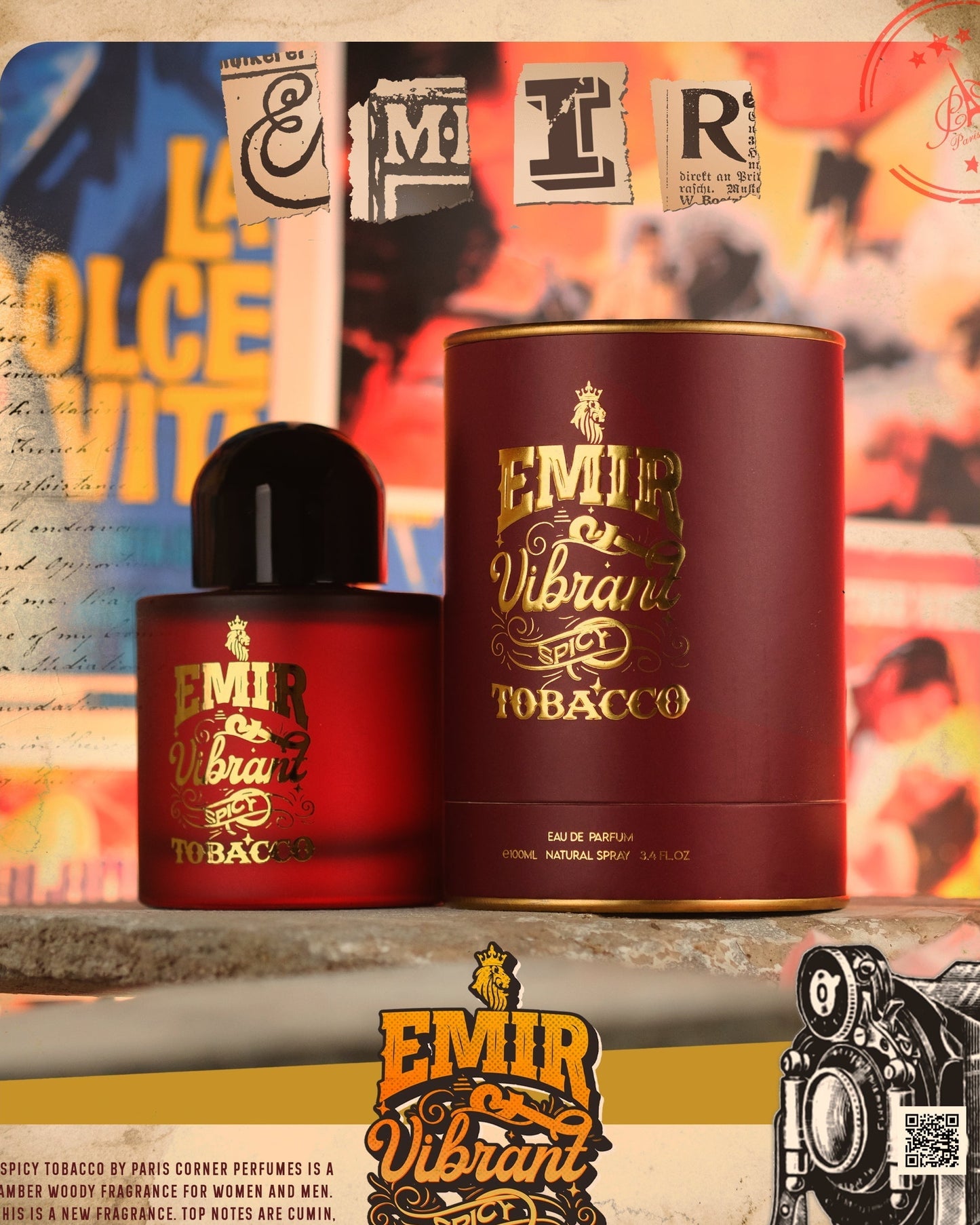 VIBRANT SPICY TOBACCO EAU DE PARFUM 100ML